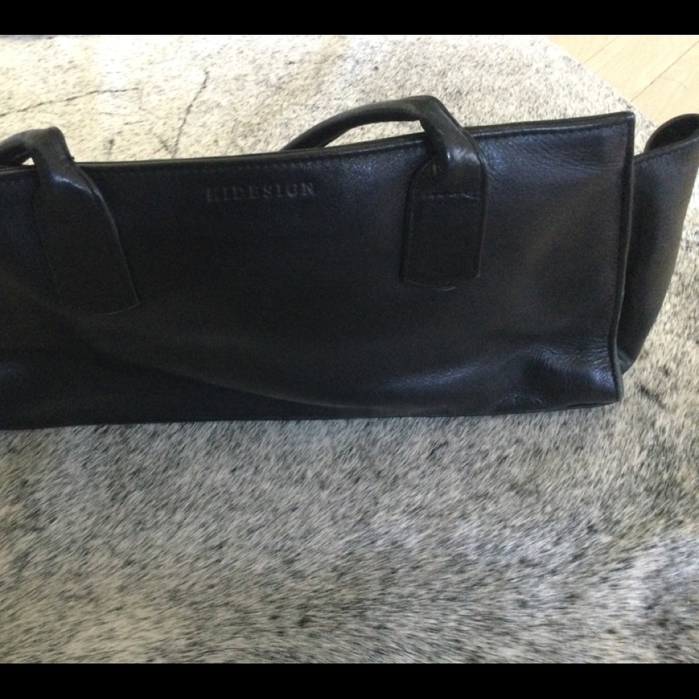 Cute and Rare Black Leather Handbag